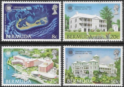 Bermuda 1980 Commonwealth Finance Ministers Meeting Set Fine Mint