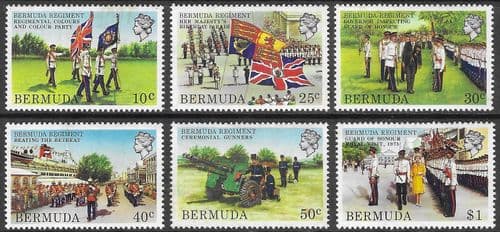 Bermuda 1982 Bermuda Regiment Set Fine Mint