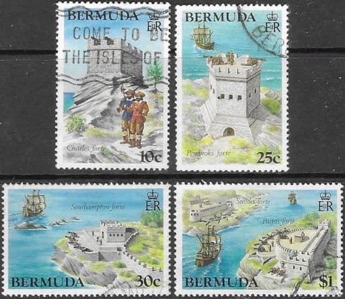 Bermuda 1982 Historic Forts Set Fine Used