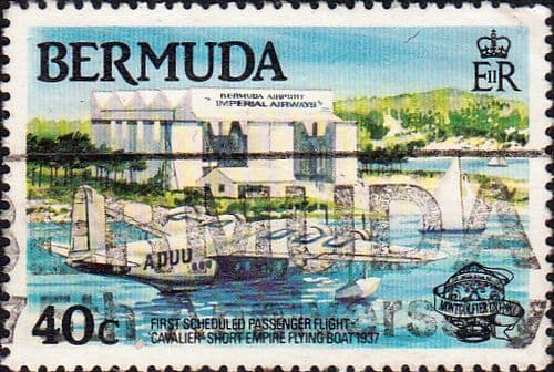 Bermuda 1983 Manned Flight SG 467 Fine Used