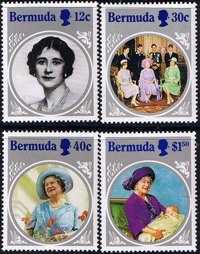 Bermuda 1985 Queen Mother Life and Times Set Fine Mint