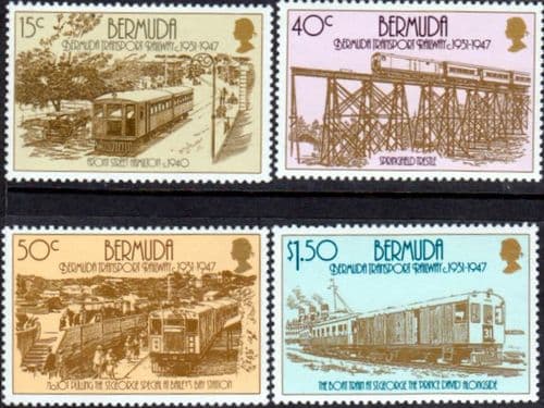 Bermuda 1987 Transport Set Fine Mint