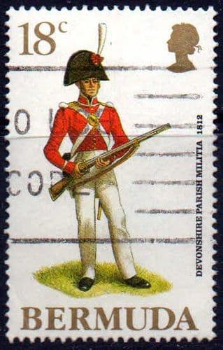 Bermuda 1988 Military Uniforms SG 570 Fine Used