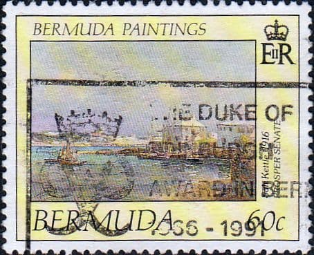 Bermuda 1990 Bermuda Paintings SG 609 Fine Used
