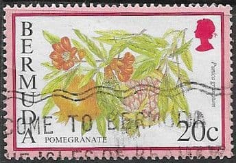 Bermuda 1994 Flowering Fruits SG 707B Fine Used