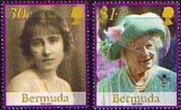 Bermuda 2002 Queen Mother Commemoration Set Fine Mint
