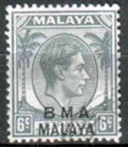 BMA 1945 SG 6a 6c Grey Fine Used