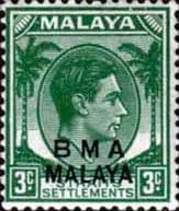 BMA 1945 SG SG 4 3c Fine Mint