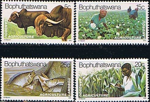 Bophuthatswana 1979 Agriculture Set Fine Mint