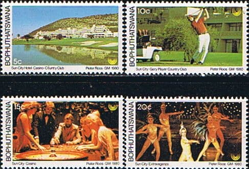 Bophuthatswana 1980 Tourism Sun City Set Fine Mint
