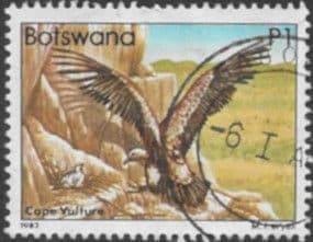 Botswana 1982 Birds Cape Vulture SG 531 Fine Used