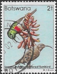 Botswana 1982 Birds Miombo double-collared sunbird SG 516 Fine Used