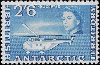 British Antarctic Territory 1963 Helicopter SG 12 Fine Mint