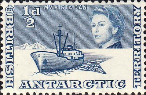 British Antarctic Territory 1963 Ships SG 1 Fine Mint
