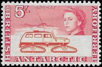 British Antarctic Territory 1963 Snocat SG 13 Fine Mint