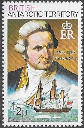 British Antarctic Territory 1973 Discoverers and Explorers SG 44 Fine Mint