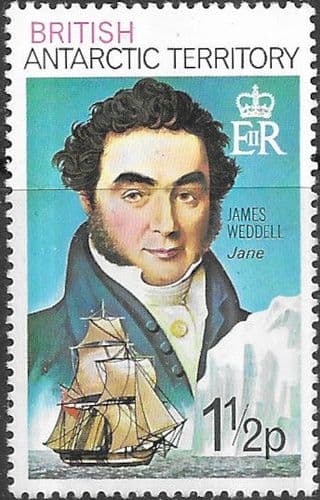 British Antarctic Territory 1975 Discoverers and Explorers SG 66 Fine Mint