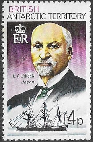 British Antarctic Territory 1975 Discoverers and Explorers SG 70 Fine Mint