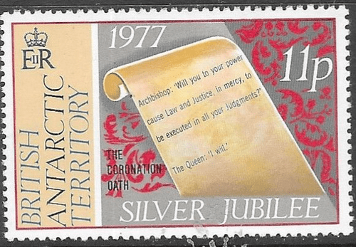 British Antarctic Territory 1977 Royal Silver Jubilee SG 84 Fine Mint