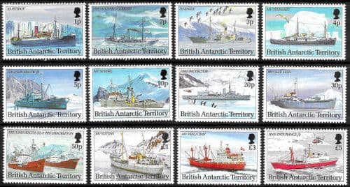 British Antarctic Territory 1993 Antarctic Ships Set Fine Mint