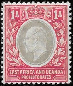 British East Africa and Uganda 1903 King Edward VII SG  2 Fine Mint