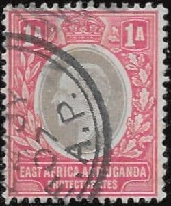 British East Africa and Uganda 1904 King Edward VII SG 18 Fine Used
