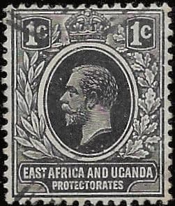British East Africa and Uganda 1912 King George V SG 44 Fine Used