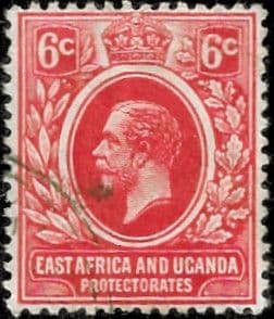 British East Africa and Uganda 1912 King George V SG 46a Fine Used