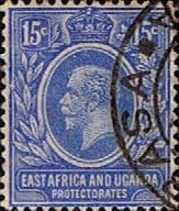 British East Africa and Uganda 1912 King George V SG 49 Fine Used