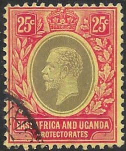 British East Africa and Uganda 1912 King George V SG 50 Fine Used
