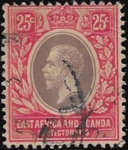 British East Africa and Uganda 1912 King George V SG 50c Fine Used