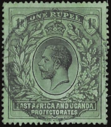 British East Africa and Uganda 1912 King George V SG 53 Fine Used