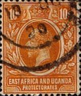 British East Africa and Uganda 1921 King George V SG 68 Fine Used