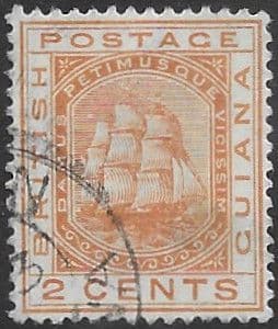 British Guiana 1882 Queen Victoria SG 171 Fine Used