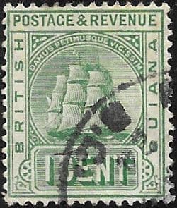 British Guiana 1890 Queen Victoria SG 213 Fine Used