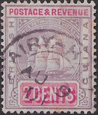 British Guiana 1900 Queen Victoria SG 234 Fine Used