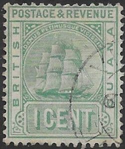 British Guiana 1905 Queen Victoria SG 240 Fine Used