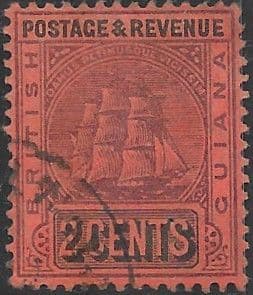 British Guiana 1905 Queen Victoria SG 241 Fine Used