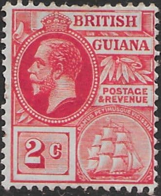 British Guiana 1913 George V Head and Ship SG 260 Fine Mint