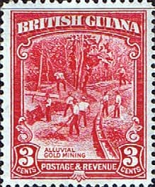 British Guiana 1934 King George V SG 290 Fine Mining Fine Mint