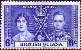 British Guiana 1937 King George VI Coronation SG 307 Fine Used