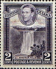 British Guiana 1938 King George VI SG 309 Kaieteur Falls Field Fine Mint