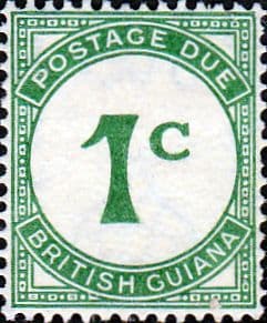 British Guiana 1940 Post Due SG D1 Fine Mint