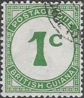 British Guiana 1940 Post Due SG D1 Fine Used