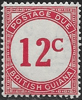 British Guiana 1940 Post Due SG D4a Fine Mint