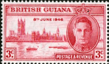 British Guiana 1946 King George VI Victory SG 320 Fine Mint
