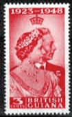 British Guiana 1948 King George VI Royal Silver Wedding SG 322 Fine Mint