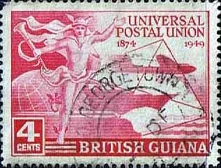 British Guiana 1949 UPU SG 324 Fine Used