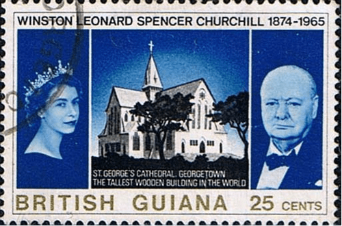 British Guiana 1966 Churchill SG 375 Fine Used