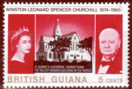 British Guiana 1966 Churchill SG 574 Fine Mint